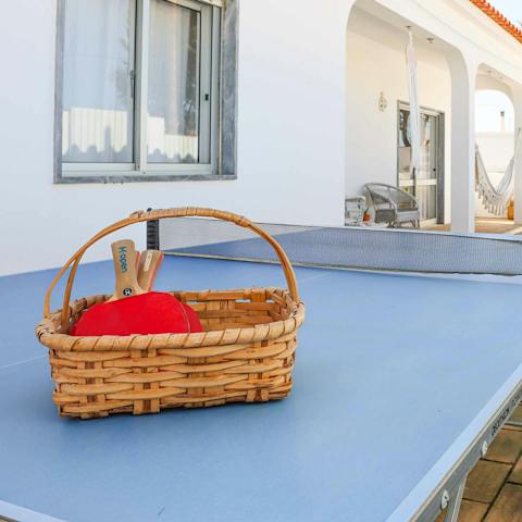 Get into the competitive spirit with a table tennis tournament
