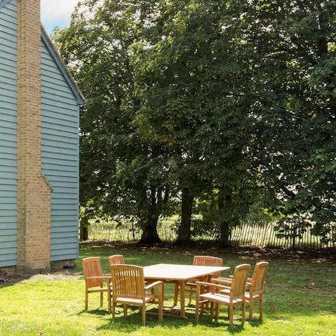 Fire up the barbecue and spend summer evenings dining alfresco in the fresh air