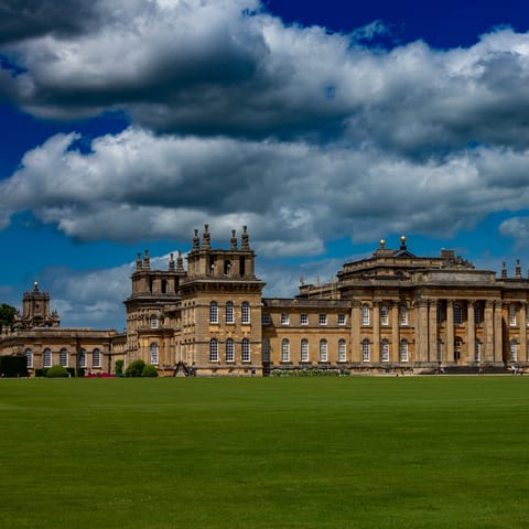 Take a short seven-mile drive to Woodstock and visit Blenheim Palace