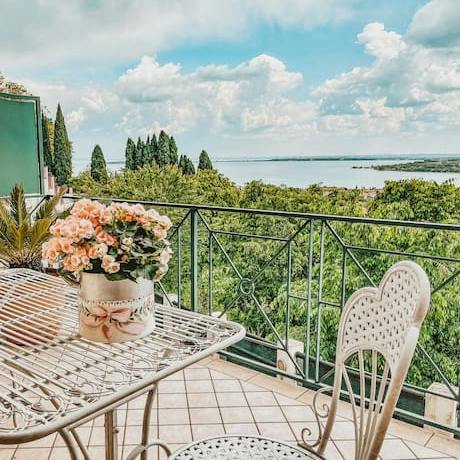 Breathe in the gorgeous lakeside views from the terrace