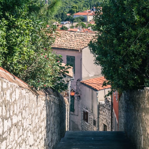 Visit Labin and stroll through the Old Town's narrow streets
