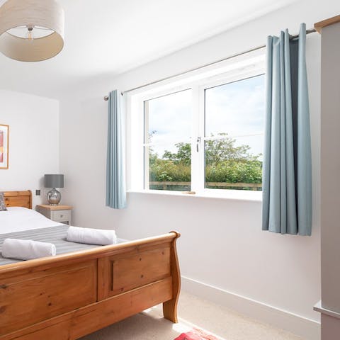 Wake up and open your curtains to the wistful North Devon countryside