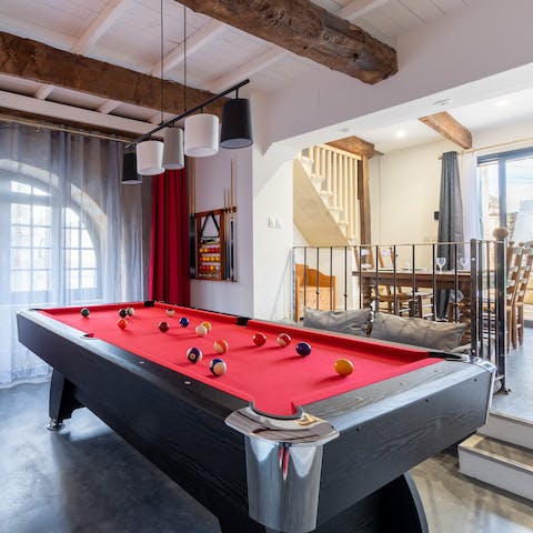 Get competitive over a game of pool