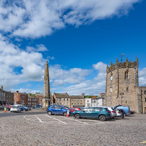 Visit Richmond Castle – a short seven-minute walk away