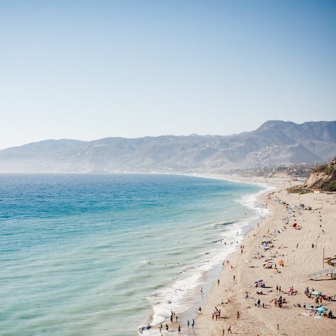 Spend sunny days at Malibu Beach in just thirty minutes