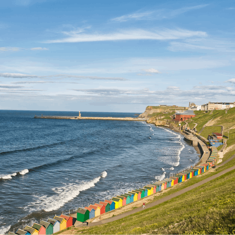 Take a walk through Whitby and arrive at the water's edge in just twenty minutes