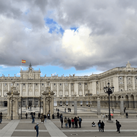 Visit the Royal Palace, a twenty-minute walk away 