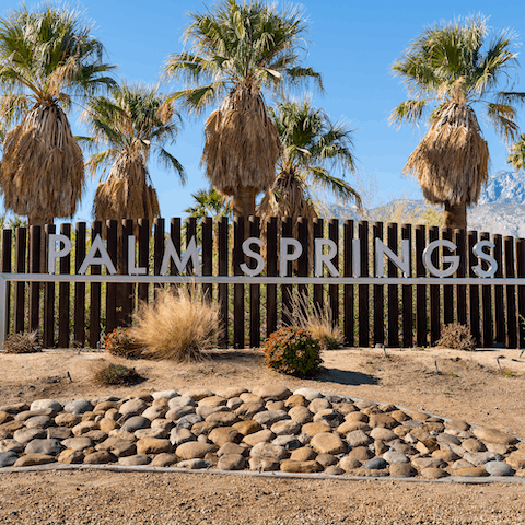 Explore the vibrant Palm Springs area, with deserts and mountains nearby