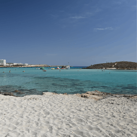 Feel the sand between your toes on one of Limassol's city beaches