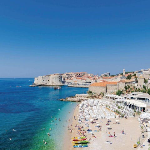 Take the scenic drive down the coast to Dubrovnik