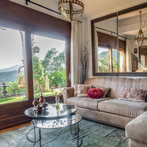 Take in the views from the comfort of your living room 