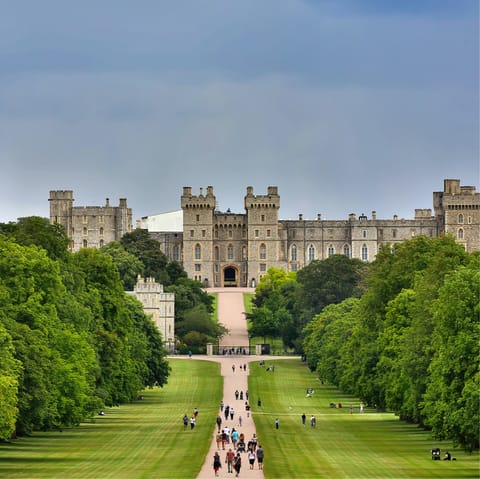 Take the fifteen-minute drive into Windsor and visit the famous castle