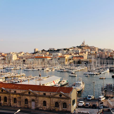 Amble around the Old Port, admiring the boats and browsing the boutiques