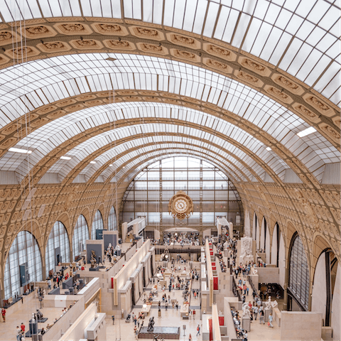 Admire the stunning architecture of nearby Musée d'Orsay