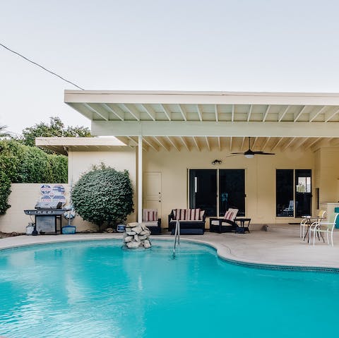 Cool down with a dip in the pool