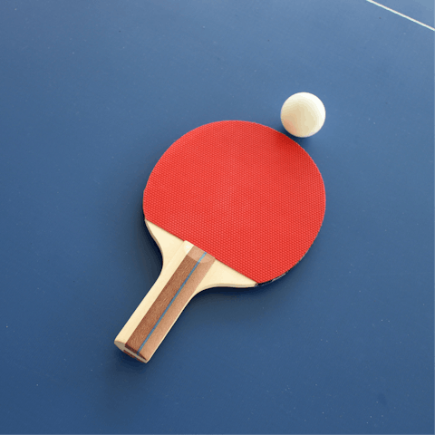 Challenge your loved ones to a game of table tennis in the stone barn across the yard