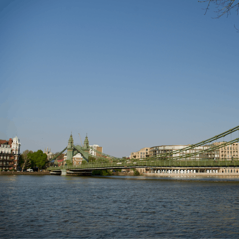 Stay within walking distance of bustling Hammersmith, a mecca of shopping, food, and nightlife