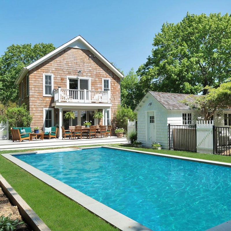 Spend long summer afternoons splashing in the private pool