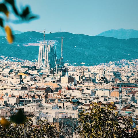 Admire the artistic and cultural landscape of Barcelona – a forty–five minute drive away