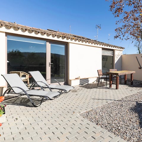 Enjoy the tranquillity and privacy of this home in the gardens of Torre Nova