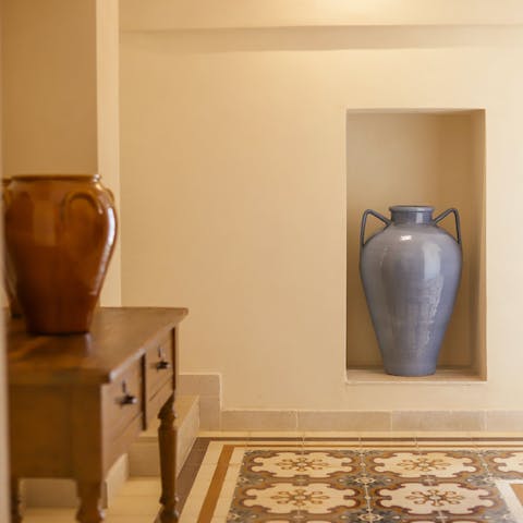 Admire the stunning terracotta pottery that brings endless authentically Italian charm to the home 