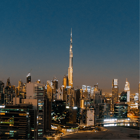 Feel a sense of awe and wonder at Dubai's towering presence