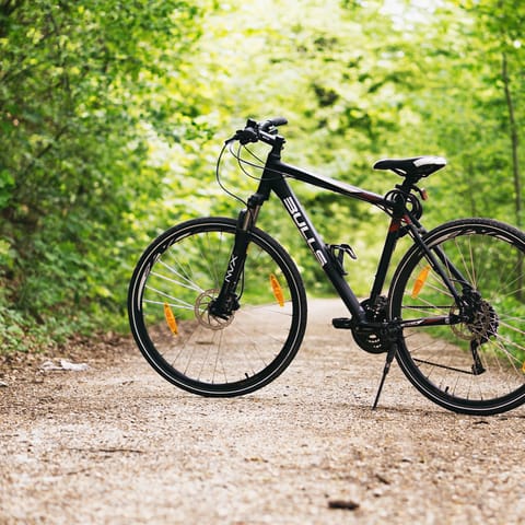 Rent e-bikes and explore the vineyards and rolling countryside nearby