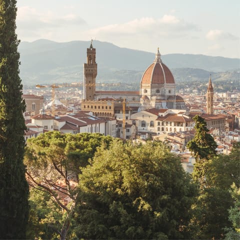 Visit beautiful Florence for a day – it's a thirty-minute drive away