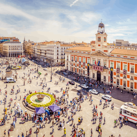 Stay in the  Ponzano district of Madrid, just a short metro ride away from the city's sights