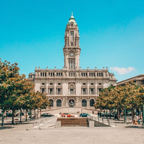 Visit the striking Bolsa Palace, just a short walk away