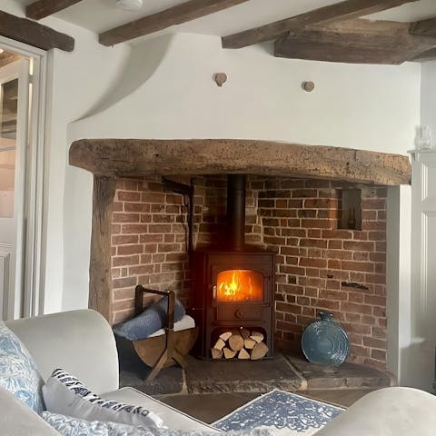 Curl up around the fire with a mug of cocoa