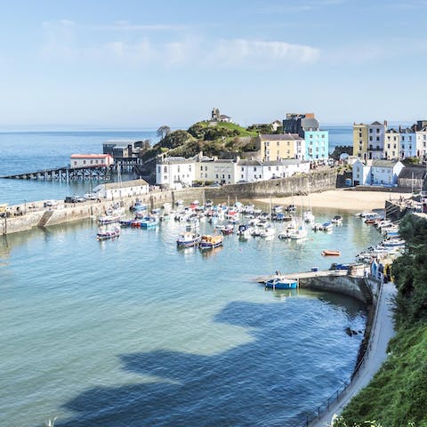 Explore Tenby's award-wining beaches, local boutiques and bustling pubs – everything is within walking distance