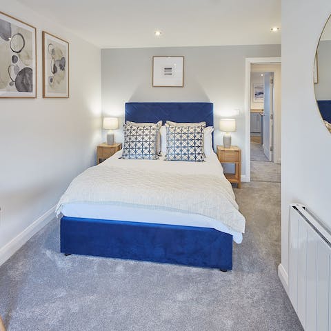 Snuggle up in the luxury bed linen after a busy day exploring Whitby
