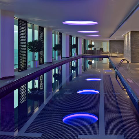 Go for a dip in the on-site swimming pool