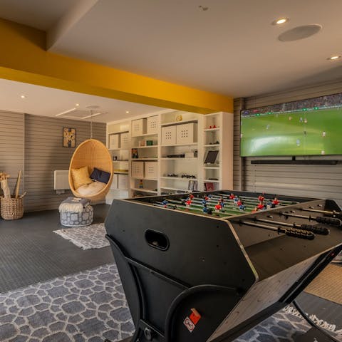Enjoy some friendly competition in the games room