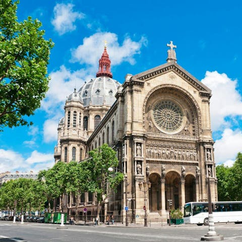 Still over to the historic Église Saint-Augustin