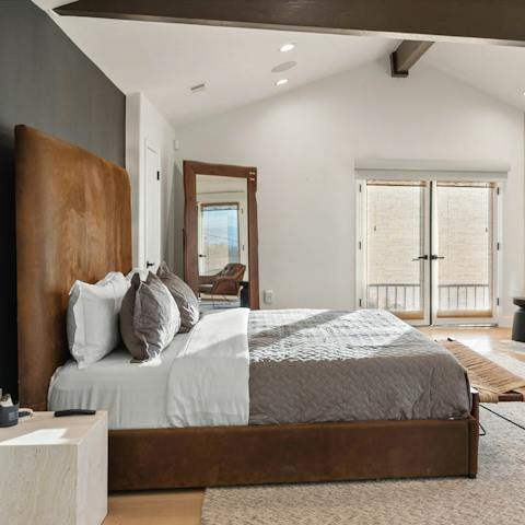 Sleep soundly in the super comfortable bedrooms