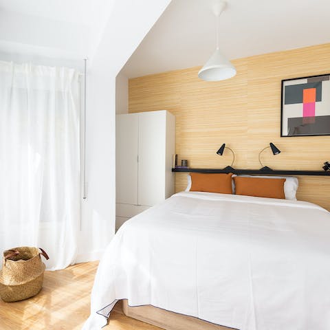 Find a wonderful state of relaxation in the bedrooms
