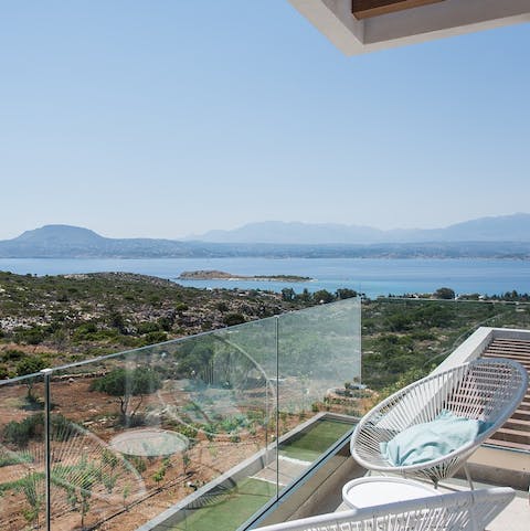 Wake up and glide out onto the terrace to take in these heavenly views