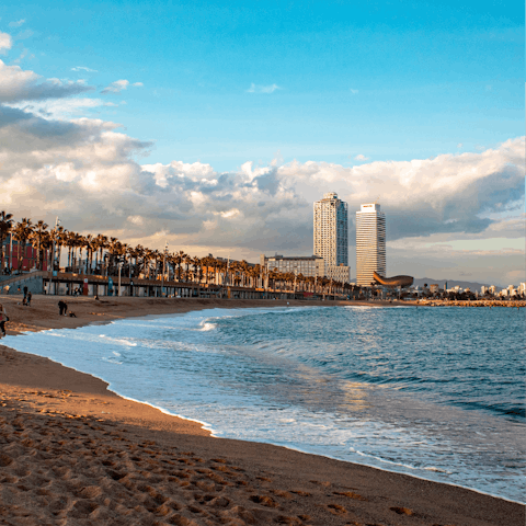 Drive down to the lively Barcelona and stroll along the beaches