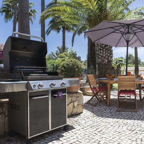 Rustle up something delicious on the barbecue and enjoy a spot of al fresco dining