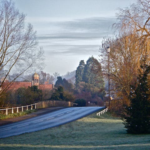 Wander the village of Long Melford, with Melford Hall a four-minute walk away 