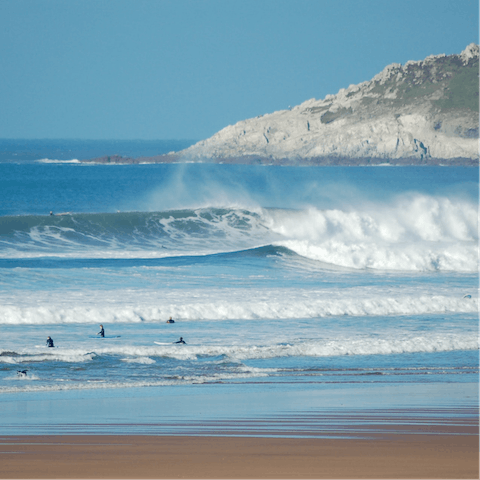 Make the most of this surfer's paradise, you're just a short walk from the waves of Woolacombe Beach