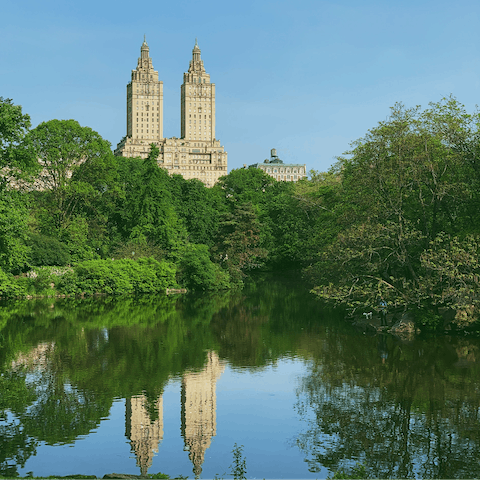 Walk to iconic Central Park in just ten minutes
