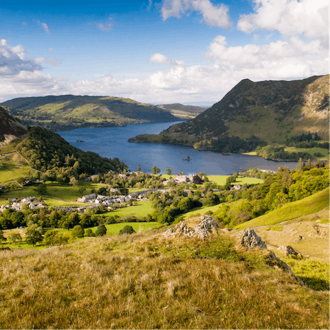 Explore the stunning natural beauty of the Lake District, Yorkshire Dales and Pennines – all are within half an hour's drive