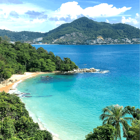 Explore the beautiful beaches lining the coast of Phuket 