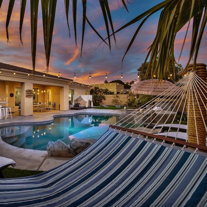 Stargaze as you sway on the garden hammock – you might even spot the Milky Way
