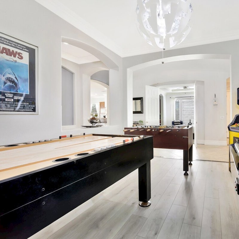 Indulge in some friendly competition in the games room