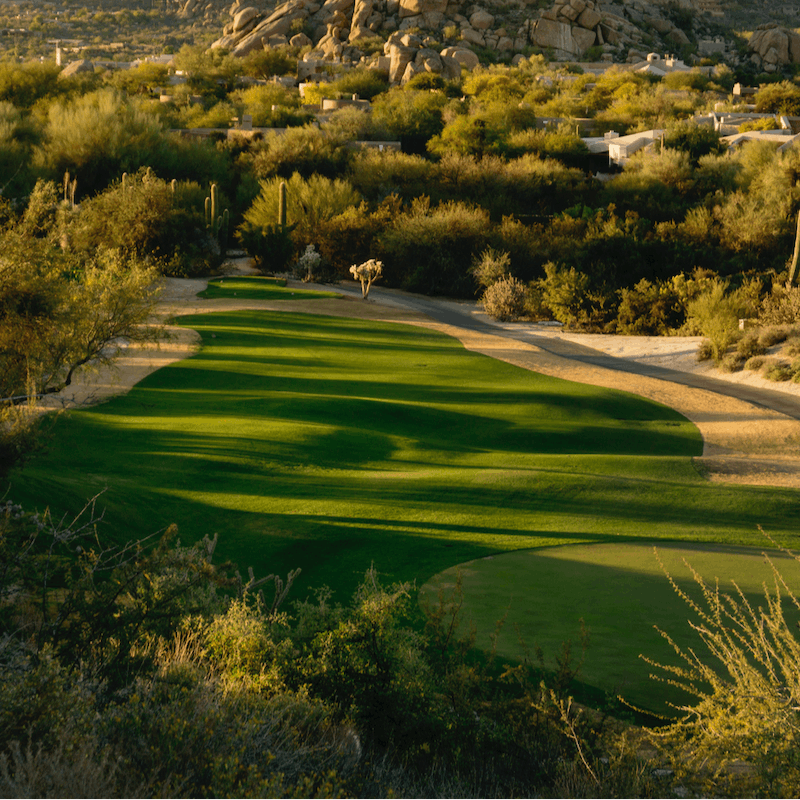 Stay less than ten minutes away from Palm Springs' famed golf courses
