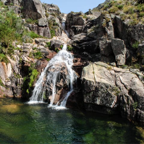 Explore the mountainous nature reserve of Peneda Geres National Park, forty minutes away